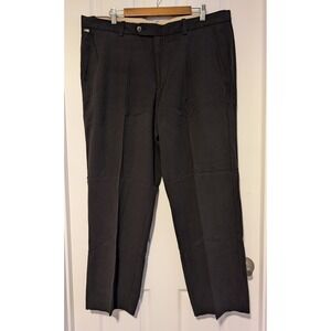 Tommy Bahama Mens 40x30 (tag 38x30) Black Silk Blend Herringbone Pants NICE!